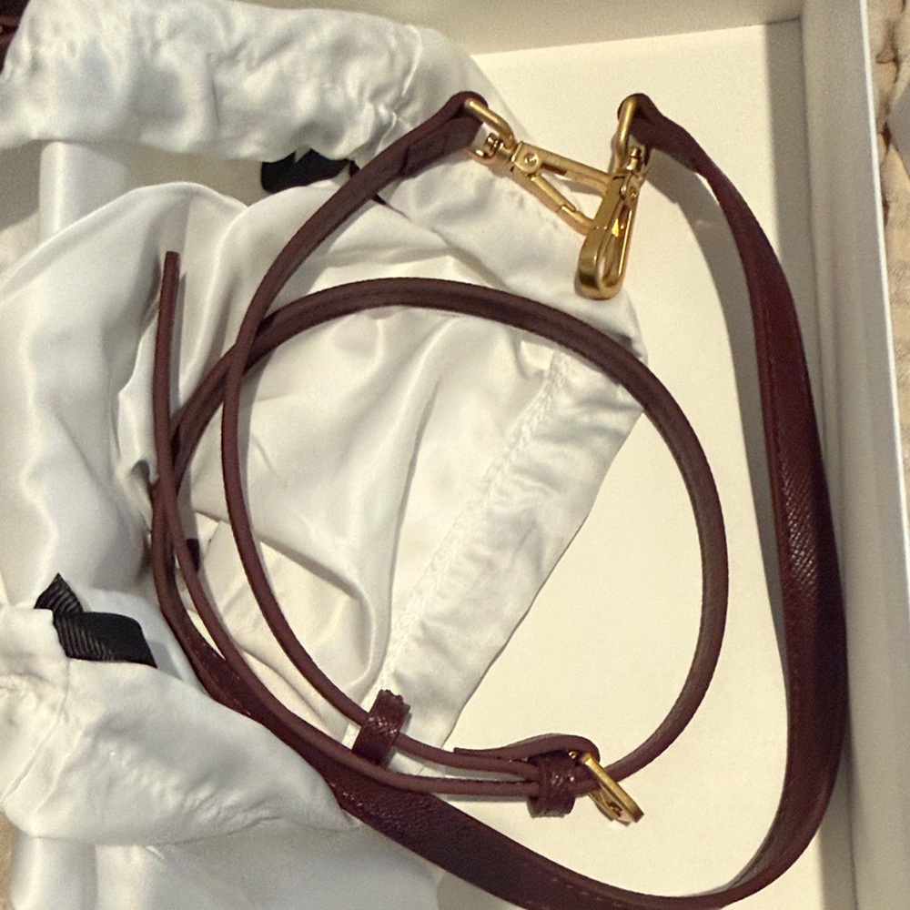 JW PEI Burgundy Satchel with Gold Hardware - Picture 3 of 5
